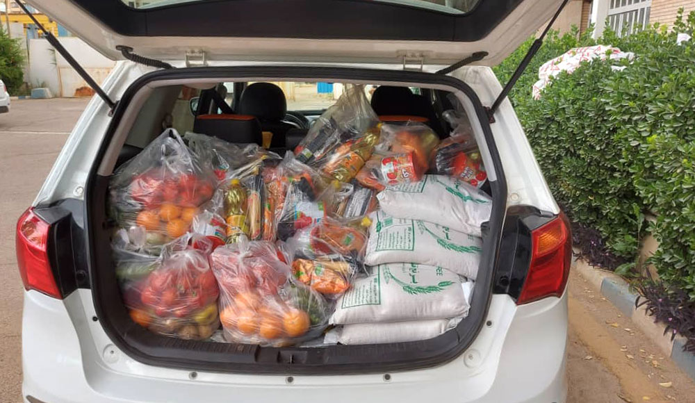 توزیع ارزاق ماه رمضان در امدادگران استان فارس