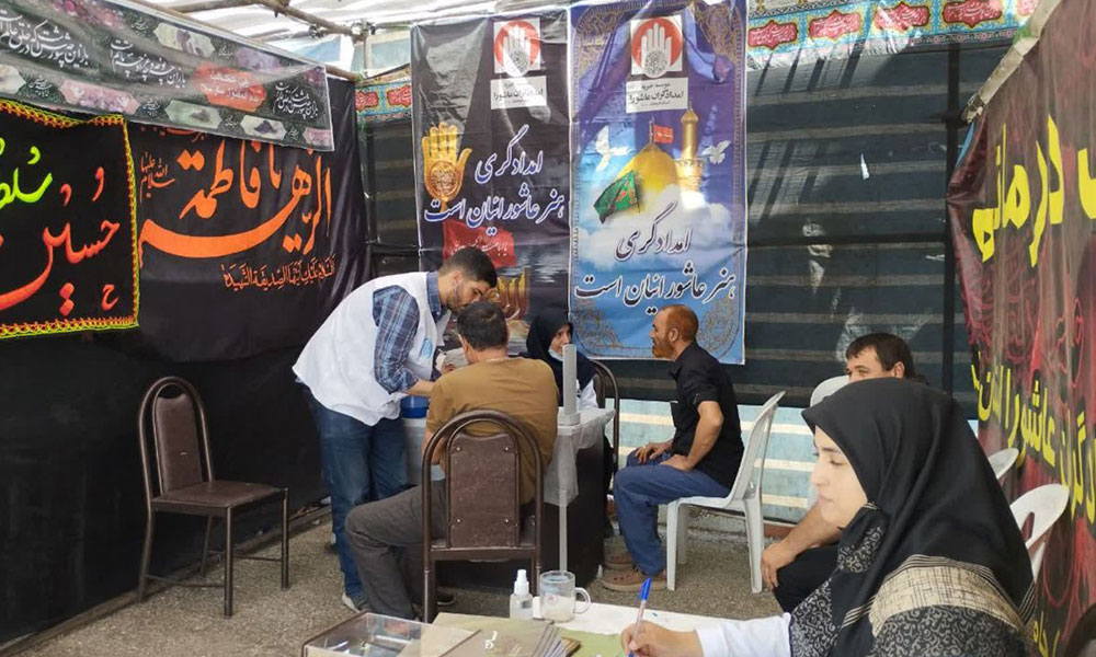 خدمت رسانی موکب های درمانی در اربعین حسینی