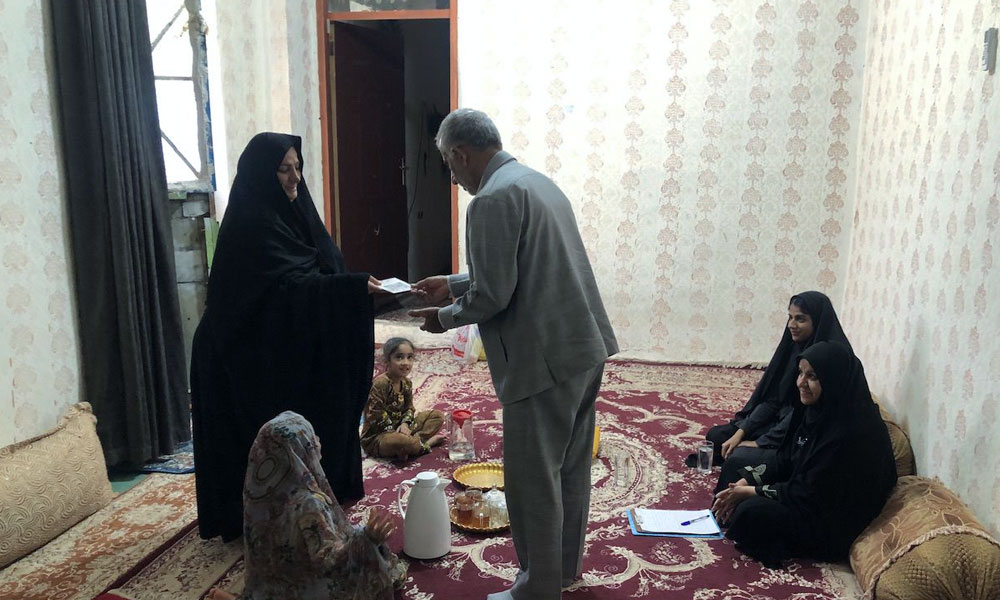 عیادت و دلجویی از مددجویان خیریه امدادگران عاشورا زاهدان